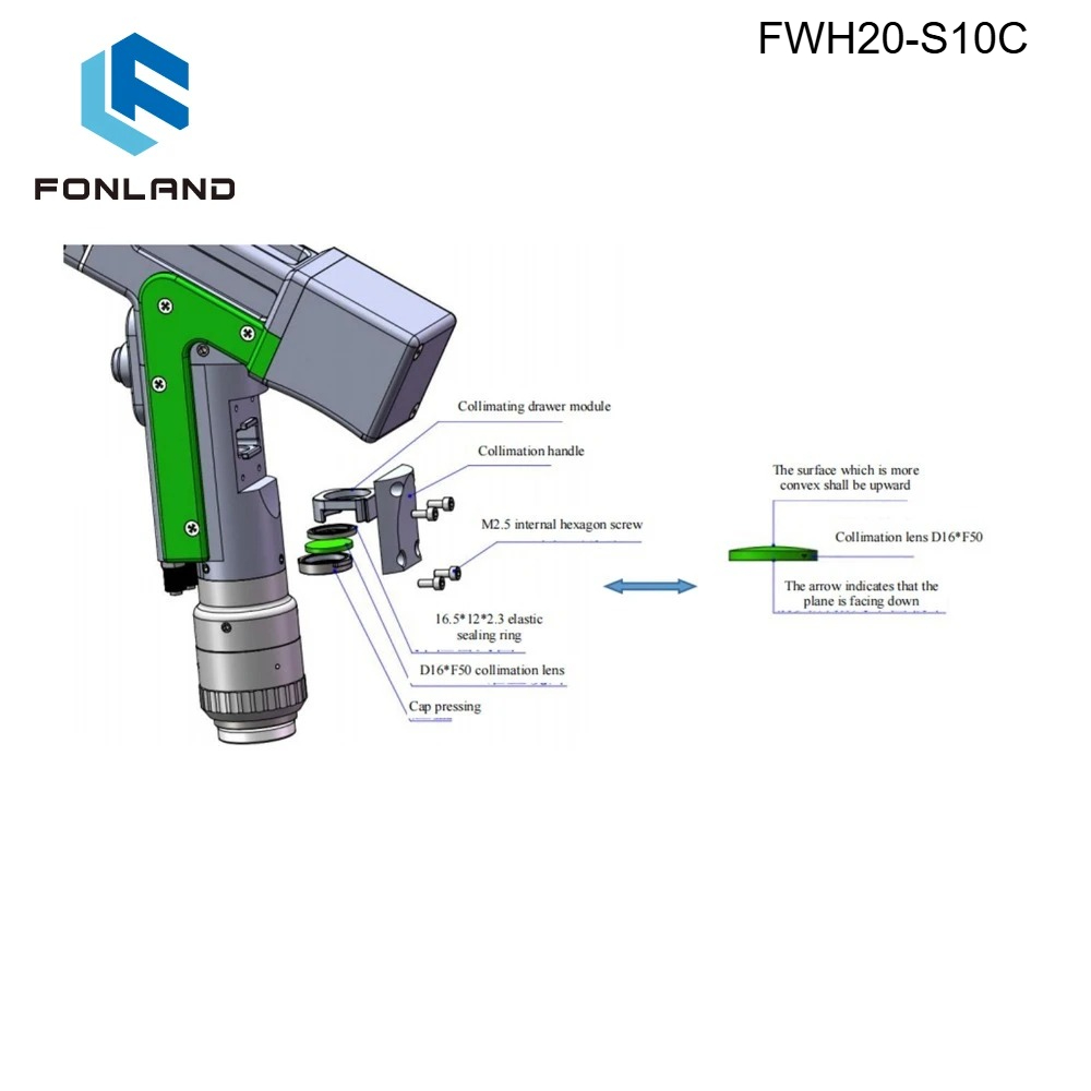Industrial Laser Head - RelFar FWH20-S10C Cabezal de Soldadura Láser