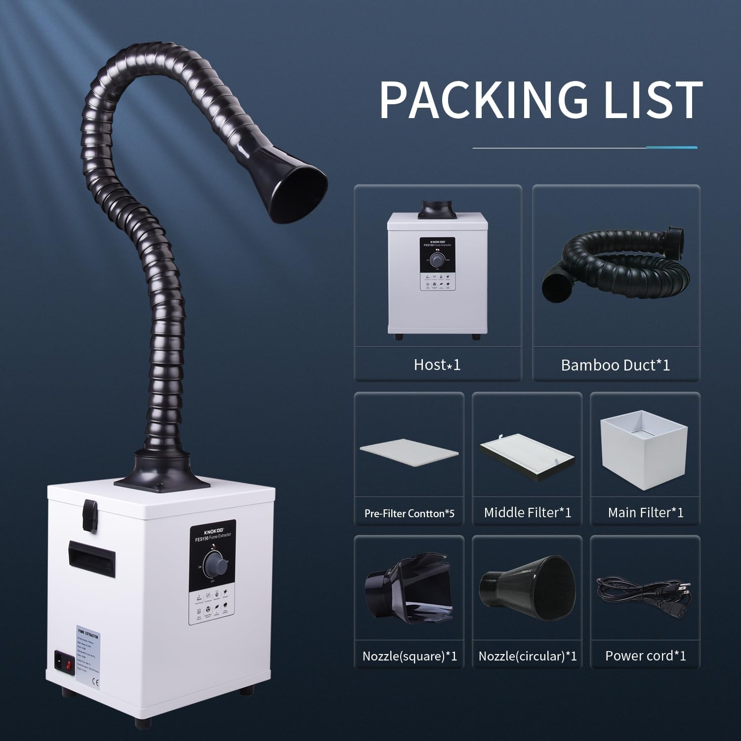 Industrial Laser Printing - Extractor de Humo Láser Industrial KNOKOO