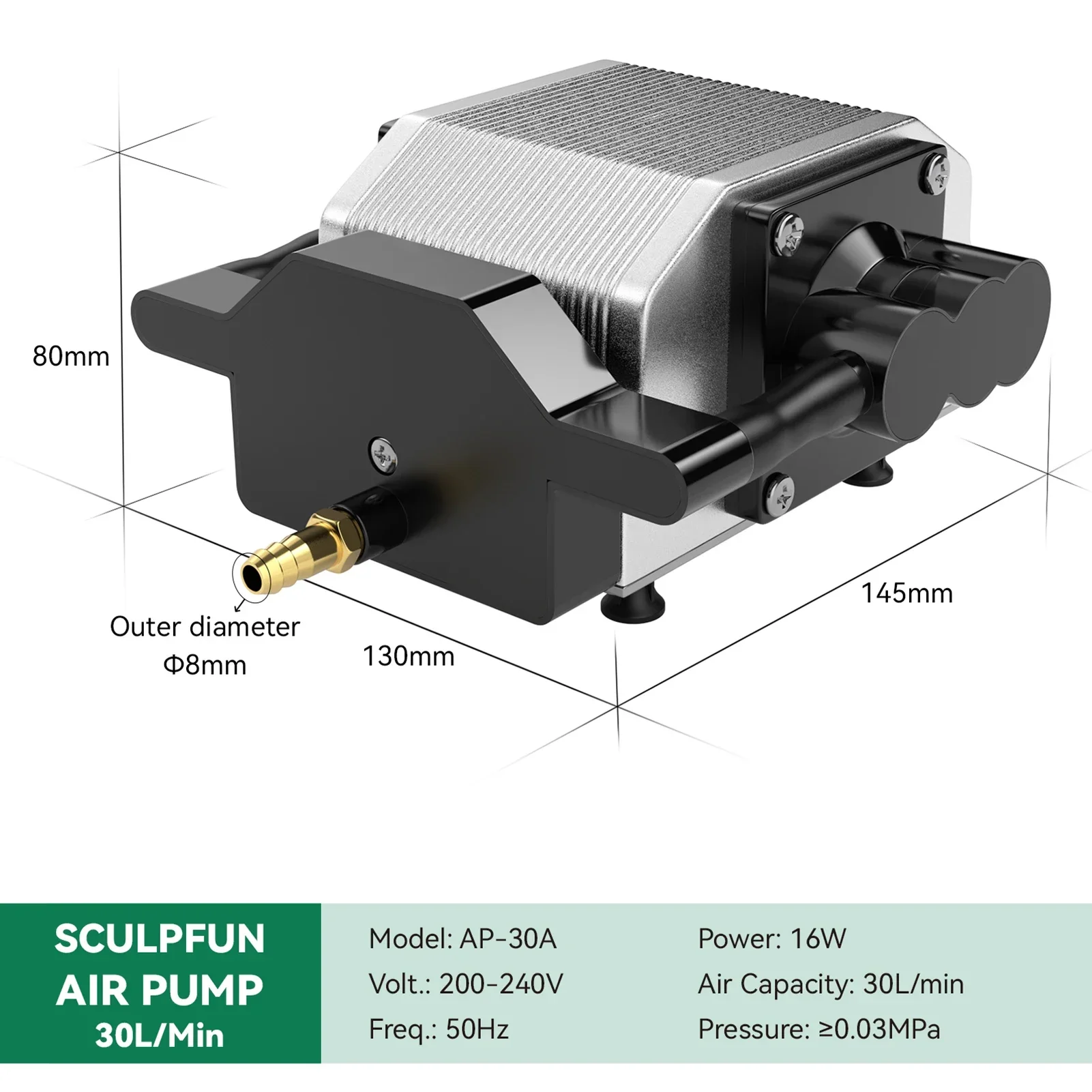 Air Assist Pump Laser - Compresor de Aire con Asistencia Láser