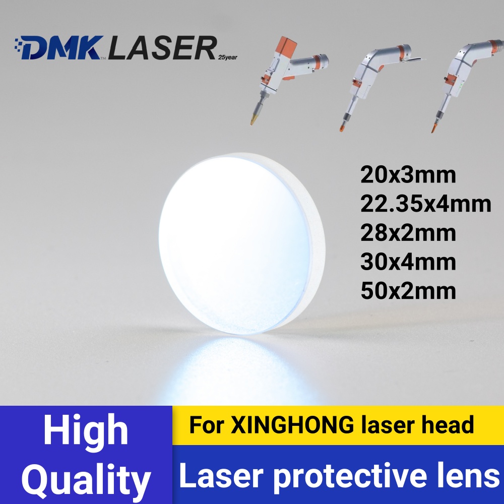 Industrial Laser Head - DMK XINGHONG lente protectora láser 20*3