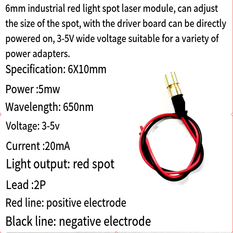Módulo láser industrial de 6mm - Industrial Laser Head reseña y precio