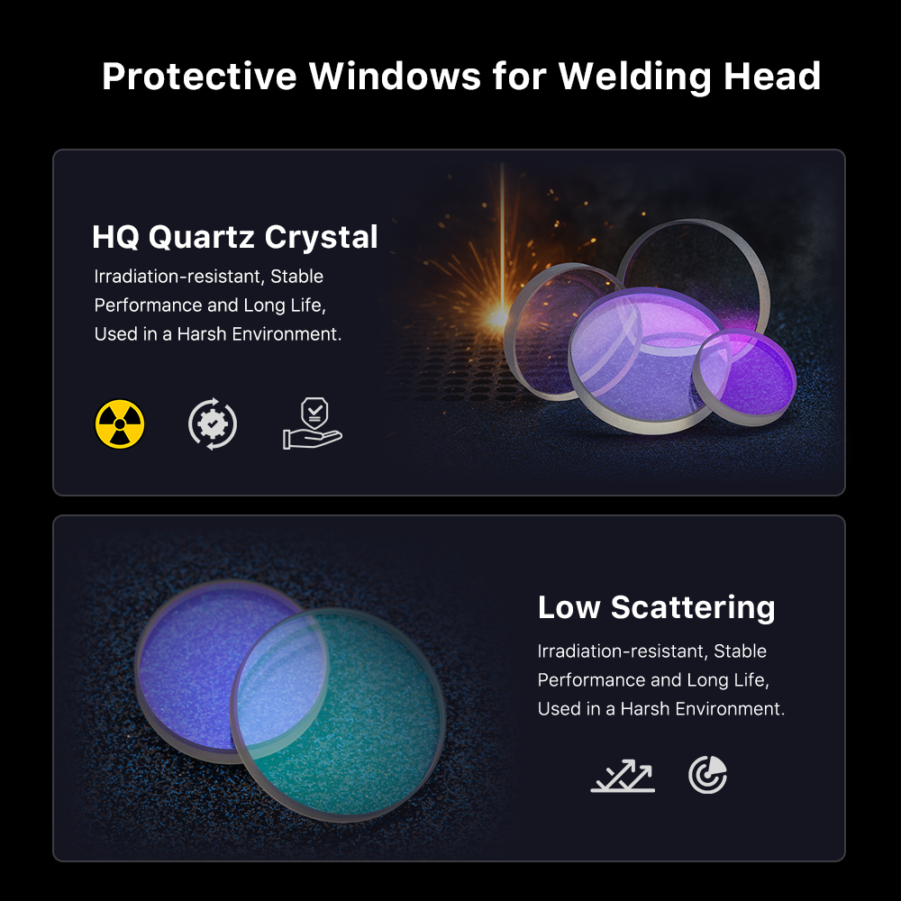 1/10/50/100 Uds ventanas prote - Industrial Laser Head reseña y precio