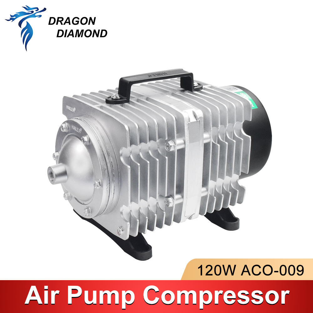 Compresor de aire de 120W, bom - Air Assist Pump Laser reseña y precio
