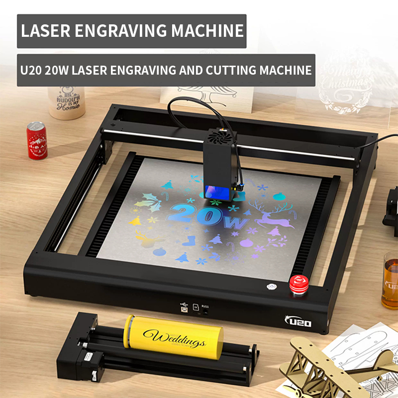 Grabador Láser de 20W, Máquina - Air Assist Pump Laser reseña y precio
