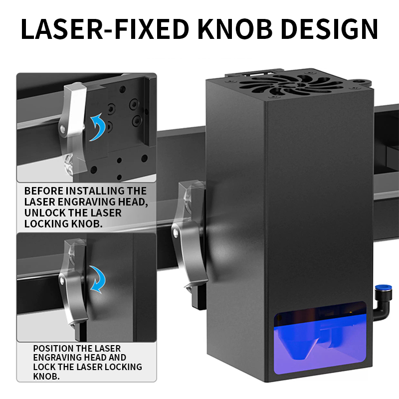 Grabador Láser de 20W, Máquina - Air Assist Pump Laser reseña y precio